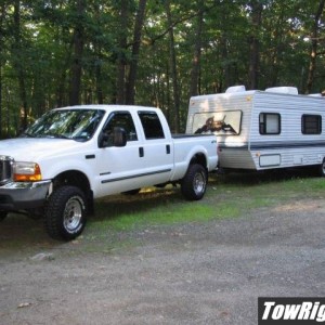 2000 F-250 Diesel and Trailer