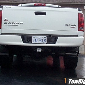 Rear end shot of LT33x12.50R17 Mastercraft Courser C/T's.