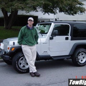 My brother and his Jeep